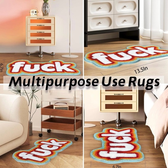 Plush Rug for Bedroom Dorm Home Bath Mat Washable Absorbent 33 x 17 - Picture 5 of 12